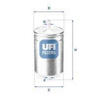 UFI 3158300 - Filtro combustible