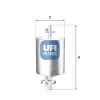 UFI 3183000 - Filtro combustible