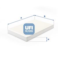 UFI 5301100 - Filtro, aire habitáculo