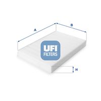 UFI 5316100 - Filtro, aire habitáculo