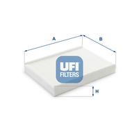 UFI 5323300 - Filtro, aire habitáculo