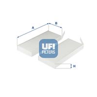 UFI 5331100 - Filtro, aire habitáculo
