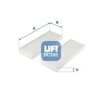UFI 5331300 - Filtro, aire habitáculo