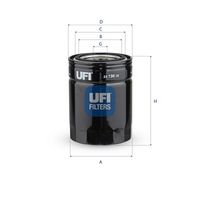UFI 23.180.00 - Filtro de aceite