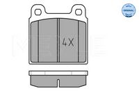MEYLE 025 200 1118 - Juego de pastillas de freno