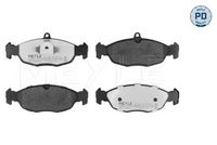 MEYLE 0252054716PD - Juego de pastillas de freno - MEYLE-PD: Advanced performance and design.