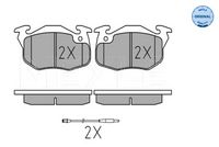 MEYLE 025 209 0518/W - Juego de pastillas de freno
