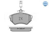 MEYLE 0252090119W - Juego de pastillas de freno - MEYLE-ORIGINAL: True to OE.
