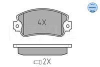 MEYLE 025 209 5018/W - Juego de pastillas de freno