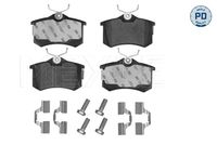 MEYLE 0252096117PD - Juego de pastillas de freno - MEYLE-PD: Advanced performance and design.