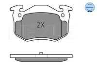 MEYLE 025 209 7311 - Juego de pastillas de freno