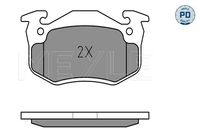 MEYLE 025 209 7311/PD - Juego de pastillas de freno