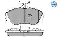 MEYLE 025 211 3819/W - Juego de pastillas de freno