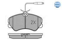 MEYLE 025 212 0519/W - Juego de pastillas de freno