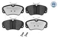 MEYLE 0252136819PD - Juego de pastillas de freno - MEYLE-PD: Advanced performance and design.