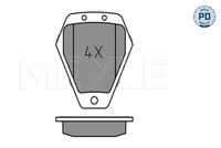 MEYLE 025 214 5218/PD - Juego de pastillas de freno