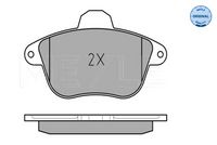 MEYLE 025 215 0417/W - Juego de pastillas de freno