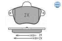 MEYLE 025 215 0417/W - Juego de pastillas de freno
