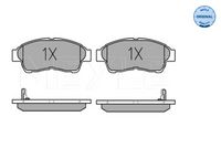 MEYLE 0252160117W - Juego de pastillas de freno - MEYLE-ORIGINAL: True to OE.
