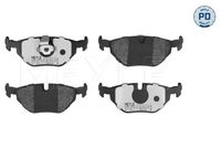 MEYLE 0252169117PD - Juego de pastillas de freno - MEYLE-PD: Advanced performance and design.