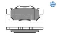 MEYLE 025 217 3813/W - Juego de pastillas de freno