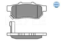 MEYLE 025 217 3813/W - Juego de pastillas de freno