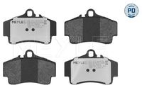 MEYLE 0252179216PD - Juego de pastillas de freno - MEYLE-PD: Advanced performance and design.