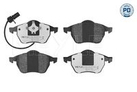 MEYLE 0252184919PD - Juego de pastillas de freno - MEYLE-PD: Advanced performance and design.