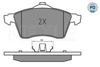 MEYLE 025 218 8319/PD - Juego de pastillas de freno