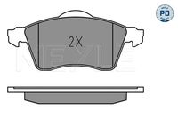 MEYLE 025 218 8319/PD - Juego de pastillas de freno