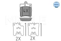 MEYLE 025 219 1915 - Juego de pastillas de freno