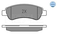 MEYLE 025 220 4119 - Juego de pastillas de freno