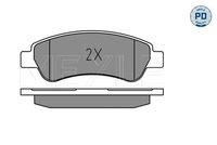 MEYLE 025 220 4119/PD - Juego de pastillas de freno