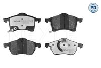 MEYLE 0252305719PD - Juego de pastillas de freno - MEYLE-PD: Advanced performance and design.