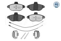 MEYLE 0252304218PD - Juego de pastillas de freno - MEYLE-PD: Advanced performance and design.