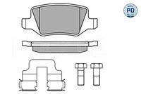 MEYLE 025 231 3814/PD - Juego de pastillas de freno