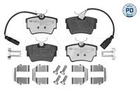 MEYLE 02523224161PD - Juego de pastillas de freno - MEYLE-PD: Advanced performance and design.