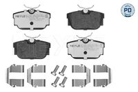 MEYLE 0252322417PD - Juego de pastillas de freno - MEYLE-PD: Advanced performance and design.
