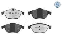MEYLE 0252324518PD - Juego de pastillas de freno - MEYLE-PD: Advanced performance and design.