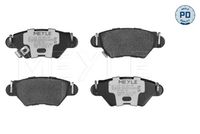 MEYLE 0252325817PD - Juego de pastillas de freno - MEYLE-PD: Advanced performance and design.