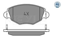 MEYLE 025 232 7918/PD - Juego de pastillas de freno