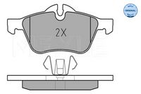 MEYLE 025 232 8118 - Juego de pastillas de freno