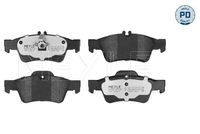 MEYLE 0252333416PD - Juego de pastillas de freno - MEYLE-PD: Advanced performance and design.