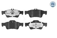 MEYLE 0252333516PD - Juego de pastillas de freno - MEYLE-PD: Advanced performance and design.