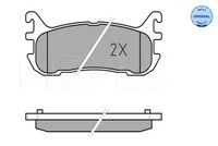 MEYLE 025 233 8713/W - Juego de pastillas de freno