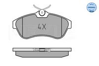 MEYLE 025 234 0919 - Juego de pastillas de freno