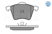 MEYLE 0252341819W - Juego de pastillas de freno - MEYLE-ORIGINAL: True to OE.