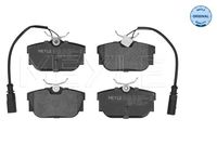 MEYLE 0252344616W - Juego de pastillas de freno - MEYLE-ORIGINAL: True to OE.