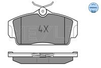 MEYLE 025 234 6316 - Juego de pastillas de freno