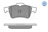 MEYLE 025 234 8216 - Juego de pastillas de freno